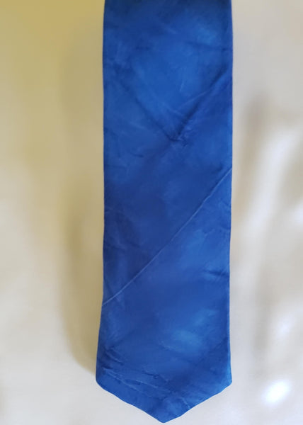 Navy Blue Japanese silk Tie SQ 07
